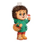 Плакат вырубной "Осенний ёжик" грибочки, 49 х 39 см - фото 25307999