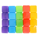 Кубики детские, пластиковые, цветные, 20 штук, 4×4 см - Фото 11