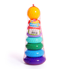 Пирамидка детская, 7 колец, с шаром - Фото 6