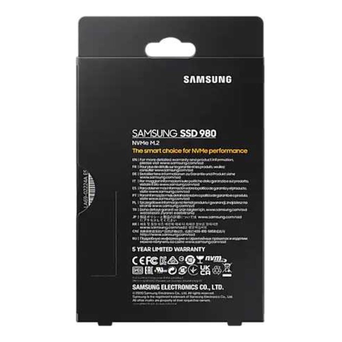 Накопитель SSD Samsung PCIe 3.0 x4 250GB MZ-V8V250BW 980 M.2 2280 - фото 51617072