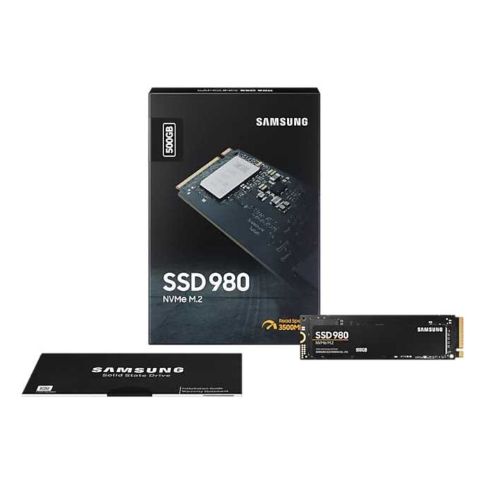 Накопитель SSD Samsung PCIe 3.0 x4 500GB MZ-V8V500BW 980 M.2 2280 - фото 51617080