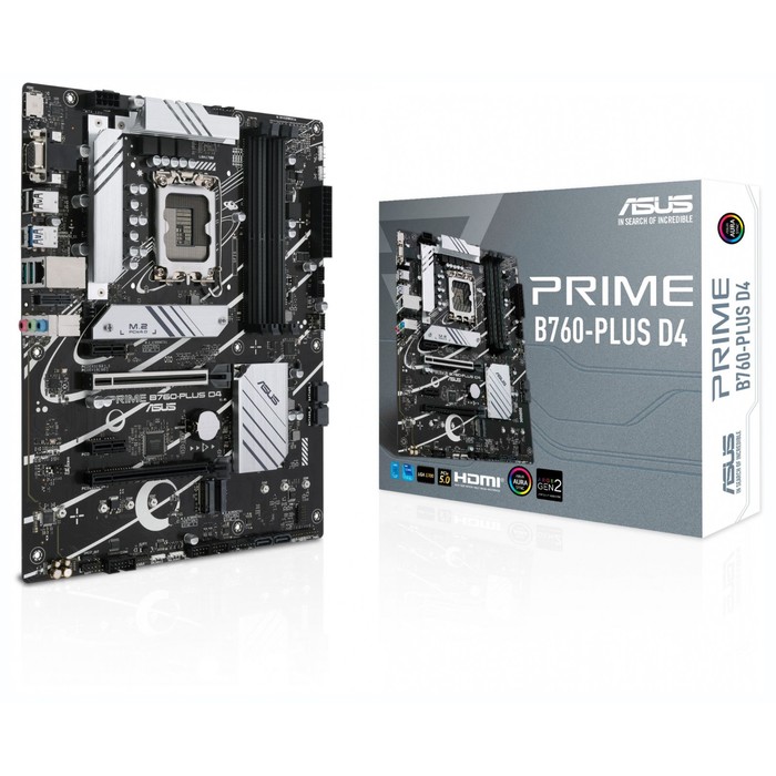 Материнская плата Asus PRIME B760-PLUS D4 Soc-1700 Intel B760 4xDDR4 ATX AC`97 8ch(7.1) 2.5   107040 - фото 51621745