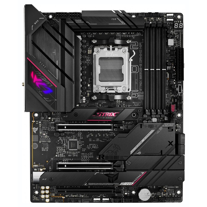 Материнская плата Asus ROG STRIX B650E-E GAMING WIFI SocketAM5 AMD B650 4xDDR5 ATX AC`97 8c   107040 - фото 51644416