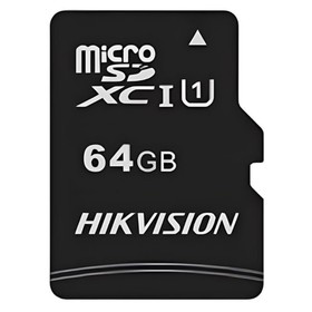 Карта памяти microSDXC 64GB Hikvision HS-TF-C1(STD)/64G/Adapter + adapter