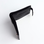 Портмоне мужское на магните, отдел для карт, купюр, чёрный - Фото 3