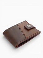 Портмоне мужское на магните, отдел для карт, монет, цвет коричневый - Фото 6