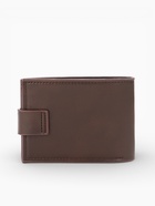 Портмоне мужское на магните, отдел для карт, монет, цвет коричневый - Фото 8