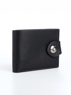 Портмоне мужское «Бадр», на кнопке, отдел для карт, монет, чёрное - Фото 7