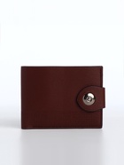 Портмоне мужское «Бадр», 2 отделения, на магните, коричневое - Фото 5