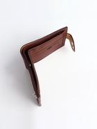 Портмоне мужское «Бадр», 2 отделения, на магните, коричневое - Фото 3
