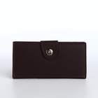 Портмоне мужское «Кайс», на магните, отдел для карт, монет, коричневое - Фото 6