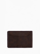 Зажим для купюр, карт, коричневый - Фото 5