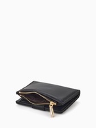 Кошелёк женский на кнопке, 12.5×2×9 см, однотонный, чёрный - Фото 6