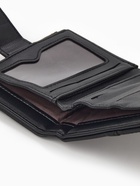 Кошелёк женский на кнопке, 12.5×2×9 см, однотонный, чёрный - Фото 4