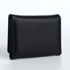 Кошелёк «Цветочек», маленький, для девочки, на кнопке, чёрный - Фото 3