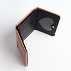 Кошелёк «Цветочек», маленький, для девочки, на кнопке, бежевый - Фото 5