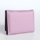 Кошелёк «Цветочек», маленький, для девочки, на кнопке, сиреневый - Фото 3