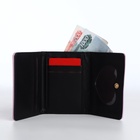 Кошелёк «Цветочек», маленький, для девочки, на кнопке, сиреневый - Фото 6