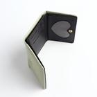 Кошелёк «Цветочек», маленький, для девочки, на кнопке, зелёный - Фото 5