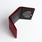 Кошелёк на кнопке, красный - Фото 5