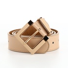 Ремень женский с винтом, 110×3 см, классическая пряжка в ремня, бежевый - Фото 5