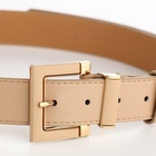 Ремень женский с винтом, 110×3 см, классическая пряжка в ремня, бежевый - Фото 7