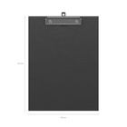 Планшет с зажимом А4, 2 мм, ErichKrause Standard, бумвинил, черный¶ - Фото 8