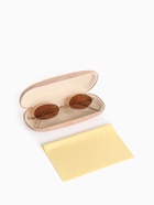 Футляр для очков на хлопушке, с рисунком, размер 16×6×3 см, бежевый - Фото 2