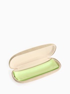 Футляр для очков на хлопушке, размер 16×6×3 см, бежевый - Фото 4