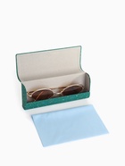 Футляр для очков на магните, с принтом, размер 15.5×6×3 см, зелёный - Фото 2