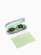 Футляр для очков на хлопушке, однотонный, размер 16×6×3.5 см, сиреневый - Фото 3