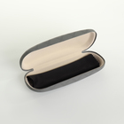 Футляр для очков на хлопушке, в клетку, размер 16×6×3 см, серый - Фото 5