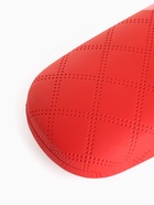 Футляр для очков на хлопушке, в клетку, размер 16×6×3 см, красный - Фото 3