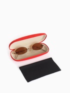 Футляр для очков на хлопушке, в клетку, размер 16×6×3 см, красный - Фото 2