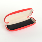 Футляр для очков на хлопушке, в клетку, размер 16×6×3 см, красный - Фото 5