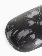 Футляр для очков на хлопушке, с цветочным принтом, размер 16×6×3 см, чёрный - Фото 3