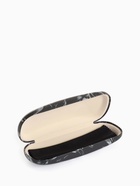 Футляр для очков на хлопушке, с цветочным принтом, размер 16×6×3 см, чёрный - Фото 5