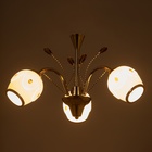 Люстра "Агата" 3х40Вт Е27 Золото МОДЕЛЬ: 2600547 - фото 25382382