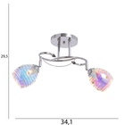 Люстра "Аббелла" 2х40Вт Е27 Хром МОДЕЛЬ: 2612381 - фото 25382404