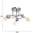 Люстра "Жаннета" бп 3х40Вт Е27 Хром МОДЕЛЬ: 2800064 - фото 25390935