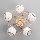 Люстра "Бэлл" 5х40Вт Е27 Золото МОДЕЛЬ: 2612356 - фото 25308243