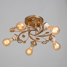 Люстра «Бэлл», БП, 5×40 Вт Е27, золото, МОДЕЛЬ: 2612356 - фото 25335272