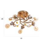 Люстра «Бэлл», БП, 5×40 Вт Е27, золото, МОДЕЛЬ: 2612356 - фото 25335279