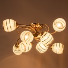 Люстра «Венда», 8×40 Вт Е27, золото, МОДЕЛЬ: 2800089 - фото 25308252