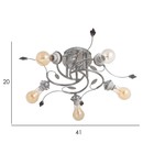 Люстра «Арден», БП, 5×40 Вт Е27, хром, МОДЕЛЬ: 2600551 - фото 25308431