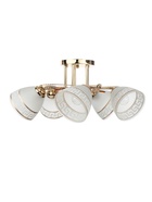 Люстра "Баффи" 5х40Вт Е27 Золото МОДЕЛЬ: 2751100 - фото 25367731