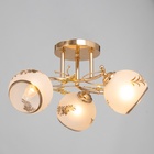 Люстра "Джаки" 3х40Вт Е27 Золото МОДЕЛЬ:2638717 - фото 25335349