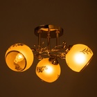 Люстра "Джаки" 3х40Вт Е27 Золото МОДЕЛЬ:2638717 - фото 25335350