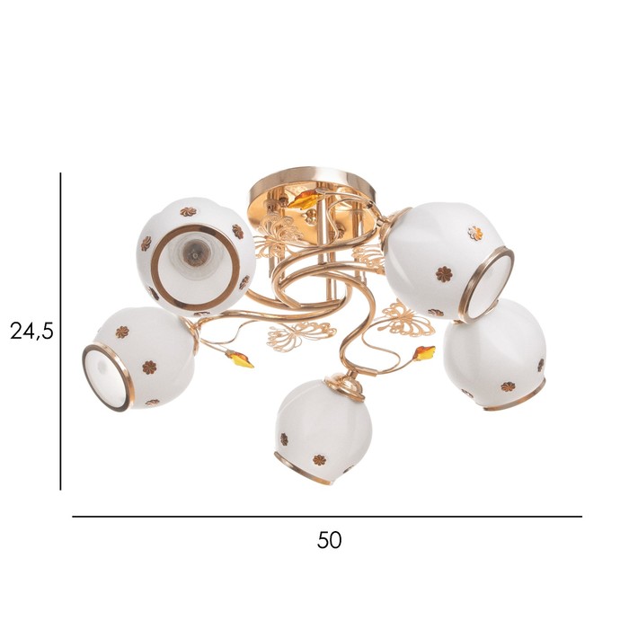 Люстра "Велма" 5х40Вт Е27 Золото МОДЕЛЬ: 2600549