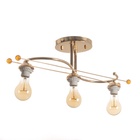 Люстра «Дэйл», БП, 3×40 Вт Е27, золото, МОДЕЛЬ: 2612372 10662142